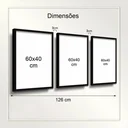 Ver imagem 4 de Kit 3 Quadros Decorativos Disciplina Execução Foco Leão