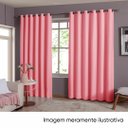 Ver imagem 1 de Cortina para Sala 3,00x2,50 m Unica Microfibra Coral
