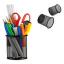Ver imagem 3 de Porta Caneta, Porta Lápis, Porta Treco Kit C/ 9 Unds, Redondo, Aramado, Preto