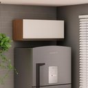 Ver imagem 1 de Armário de Cozinha Genialflex Conecta Pt. Basc. Ébano Branco