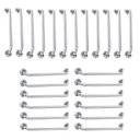 Ver imagem 1 de Alça de Apoio Barra 80cm Inox Kit 24 Unidades Cadeirante Deficiente Idoso Segurança Acessibilidade C