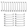 Alça de Apoio Barra 80cm Inox Kit 24 Unidades Cadeirante Deficiente Idoso Segurança Acessibilidade C - 1