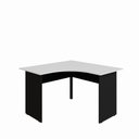 Ver imagem 5 de Mesa Angular New City Pé Painel 120 cm Cinza Cristal/Preto Gebb Work