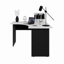 Ver imagem 7 de Mesa Angular New City Pé Painel 120 cm Cinza Cristal/Preto Gebb Work