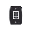 Ver imagem 1 de Interruptor de 3 Teclas Simples com Placa 4x2