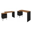 Ver imagem 3 de Conjunto 2 Escrivaninhas Plus Estilo Industrial