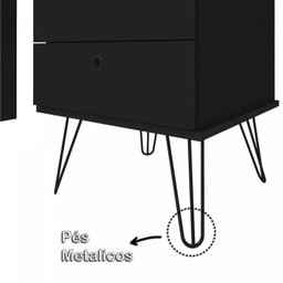 Conjunto 2 Escrivaninhas Plus Estilo 287cm Freijó e Preto Artany - 9 Conjunto 2 Escrivaninhas Plus Estilo 287cm Freijó e Preto Artany - 9