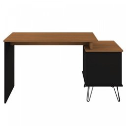 Conjunto 2 Escrivaninhas Plus Estilo 287cm Freijó e Preto Artany - 13 Conjunto 2 Escrivaninhas Plus Estilo 287cm Freijó e Preto Artany - 13