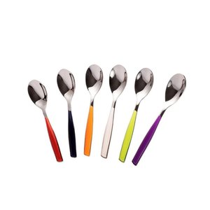 CONJUNTO BUGATTI 6 COLHERES MOKA CAFE GLAMOUR COLORIDO GLAA021F086