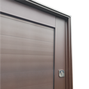 Ver imagem 5 de Porta Pivot.Alumínio Lamb.Evolution c/Pux.D.Elite Marrom Corten 216x130 Brimak