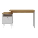 Ver imagem 7 de Conjunto 2 Escrivaninhas Plus Estilo 287cm Olmo e Branco Artany