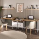 Ver imagem 1 de Conjunto 2 Escrivaninhas Plus Estilo Industrial