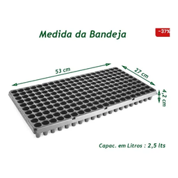 Kit 9 Bandeja Plástica Para Mudas 200 Células - 2
