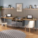 Ver imagem 1 de Conjunto 2 Escrivaninhas Plus Estilo Industrial