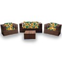 Ver imagem 1 de Conjunto Bora Bora - 1 Sofá 2 Lugares + 2 Poltronas + 1 Mesa de Centro - Antigua
