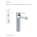 Ver imagem 2 de Misturador Monocomando Kohler July de Mesa Bica Alta Cromado