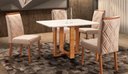 Ver imagem 1 de Sala de Jantar Maciça 4 Cadeiras 1,20x0,90 Zurique Art Salas