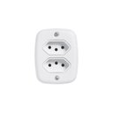 Ver imagem 1 de Conjunto com 2 Tomadas 2P+T 20A 250V, com Placa de Sobrepor Branco