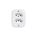 Ver imagem 1 de Conjunto com 2 Tomadas 2p+t 20a 250v, com Placa de Sobrepor