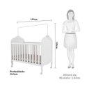 Ver imagem 4 de Quarto de Bebê com Berço Mini Cama e Guarda Roupa 4 Portas Maya Clássico Espresso Móveis