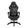 Cadeira Gamer Prizi Canvas - Preta - 1