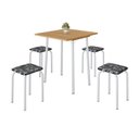 Ver imagem 2 de Conjunto Mesa Dobrável com 4 Banquetas Bali