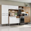 Ver imagem 1 de Armário de Cozinha Completa 325cm Rustic/Branco Emilly Joy Madesa 01