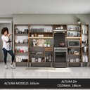 Ver imagem 6 de Armário de Cozinha Completa 325cm Rustic/Branco Emilly Joy Madesa 01