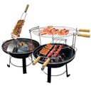 Ver mais imagens de Confrateira Zzonn Cf560 – 3 em 1: Churrasqueira Gourmet, Lareira Externa e Cooler de Bebidas