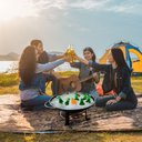 Ver imagem 3 de Confrateira Zzonn Cf560 – 3 em 1: Churrasqueira Gourmet, Lareira Externa e Cooler de Bebidas