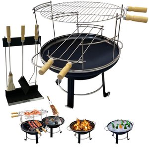 Confrateira Zzonn Cf560 – 3 em 1: Churrasqueira Gourmet, Lareira Externa e Cooler de Bebidas