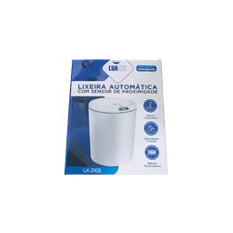 Lixeira Com Sensor Automático Recarregavel Inteligente Para Banheiro Cozinha Sala Escritório 5 Litro - 5