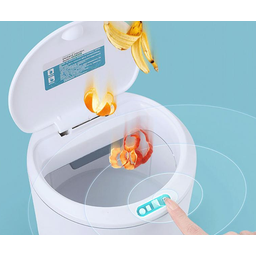 Lixeira Com Sensor Automático Recarregavel Inteligente Para Banheiro Cozinha Sala Escritório 5 Litro - 4