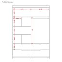 Ver imagem 5 de Conjunto Infantil Guarda-roupa e Cômoda Circus