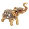 Elefante Decorativo Em Resina Indiano Sabedoria Sorte Top - 4