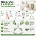 Ver imagem 2 de Suporte de Banho para Bebê em Pé Ajustável 44-54cm com Apoio Frontal e Base Antiderrapante para Box 