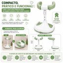 Ver imagem 7 de Suporte de Banho para Bebê em Pé Ajustável 44-54cm com Apoio Frontal e Base Antiderrapante para Box 