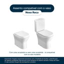 Ver imagem 2 de Tampa de Vaso Poliéster com Amortecedor Nexo Onix (preto Fosco) para Bacia Roca com Ferragem