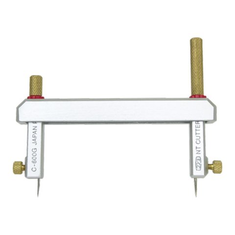 Cortador Circular Compacto Metálico Nt Cutter C-700GP Japonês (1 a 14cm) c/6 Lâminas de Precisão