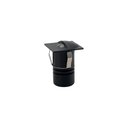 Ver imagem 3 de Balizador Nordecor Mini Romi Quadrado de Embutir Alto Irc 90 Led 1w Bivolt Preto 3000k Luz Amarela