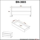 Ver imagem 5 de Kit com 2 Gabinetes para Banheiro com Rodizios 80cm