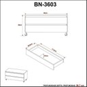 Ver imagem 5 de Kit com 2 Gabinetes para Banheiro com Rodizios 80cm