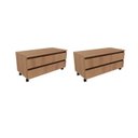 Ver imagem 6 de Kit com 2 Gabinetes para Banheiro com Rodizios 80cm