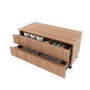 Ver imagem 2 de Kit com 2 Gabinetes para Banheiro com Rodizios 80cm