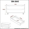 Kit com 2 Gabinetes para Banheiro com 2 Gavetas Rodízio Bn3643 - 5