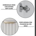 Ver imagem 4 de Gabinete Suspenso Banheiro Noruega 80cm com Cuba e Espelheira Treviso Branco