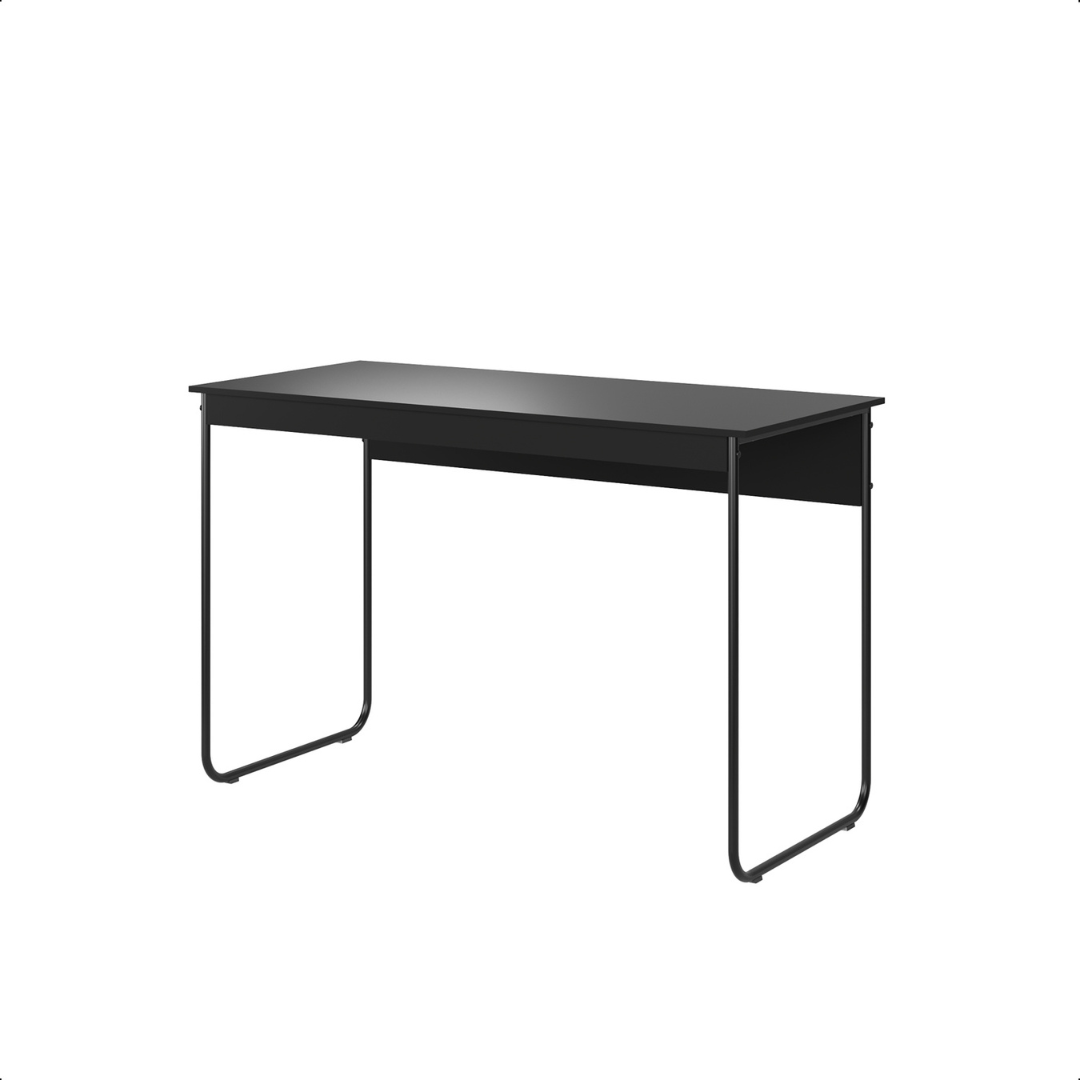 Mesa de Estudo Escrivaninha Quarto Estilo Industrial Criare Preto - 2