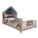 Ver imagem 2 de Cama Infantil Boiadeira Casinha 100% Mdf Branco - Gelius