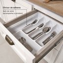 Ver imagem 7 de Cozinha Completa Modulada 100% MDF 4 Peças com Cristaleira e Balcão sem Tampo Yescasa Branca Classy