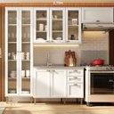 Ver imagem 4 de Cozinha Completa Modulada 4 Peças 100% MDF Classy Yescasa Branco